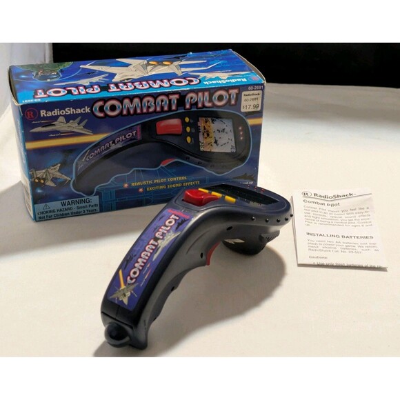 Vintage Radio Shack LCD Combat Pilot Game MIB Tandy Handheld Electronic Game